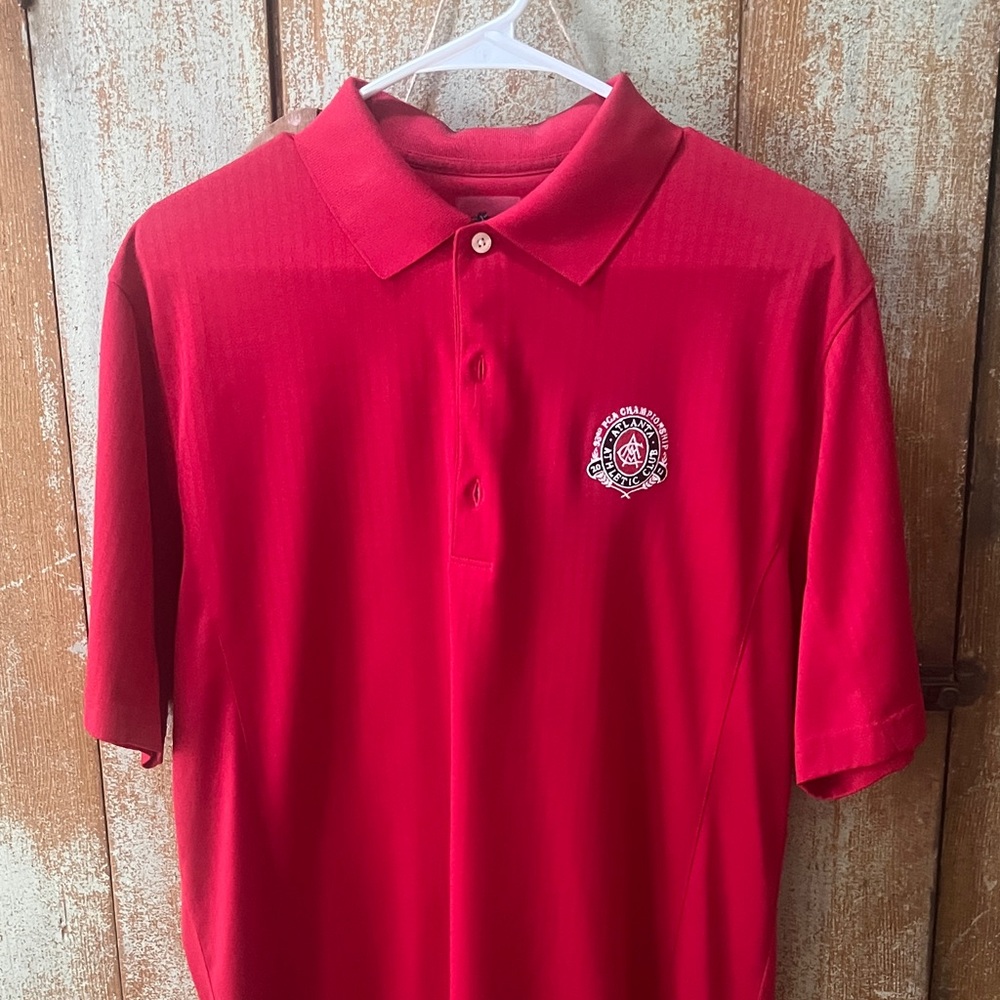Greg Norman Collection Red Polo Shirt